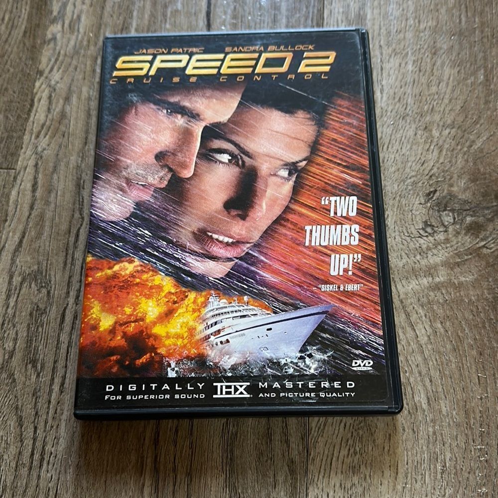 Speed DVD 2 Cruise Control Starring Keanu Reeves Sandra Bullock